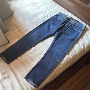 Ag Adriano Goldschmied Slim Blue Jeans with Authentic Fade